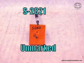 S-2821 – unmarked smooth seed stamp, 1/16 inch wide – $20.00