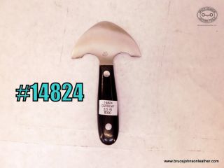 SOLD - 14824 - Bob Dozier round knife , 3-1/2 inches wide - $300.00.