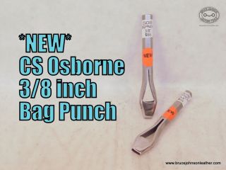 CS Osborne new and sharpened 3/8 inch bag punch – $55.00. In Stock