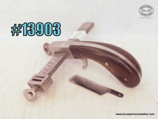 SOLD - 13903 – CS Osborne Newark marked wooden handle draw gauge – $125.00.