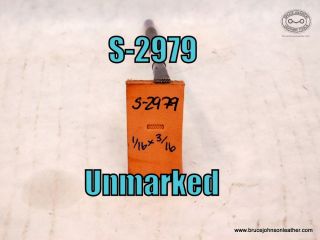 S-2979 – unmarked checkered background stamp, 1/16 X 3/16 inch – $20.00