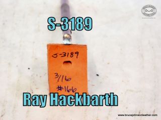 SOLD - S-3189 – Ray Hackbarth #166 vertical line beveler, 3-16 inch – $50.00.