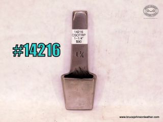 14216 – CS Osborne trace punch, 1-1/4 inch – $90.00