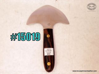 SOLD - 15019 – Bob Dozier round knife, 4-1/2 inches wide – $300.00.
