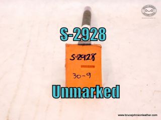 S-2928 – unmarked bar grounder, #30 – 9 – $20.00