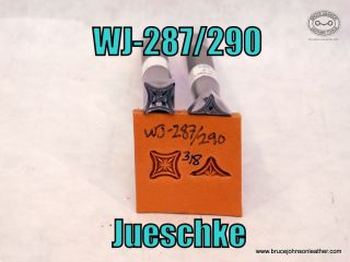 WJ-287/290 - Jueschke block geometric stamp set, 3/8 inch - $180.00.