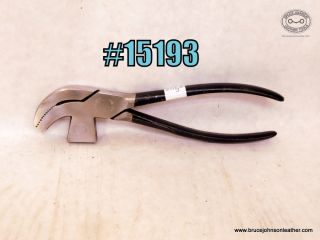 15193 – CS Osborne lasting pliers – $40.00.