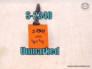 S-2340 – unmarked checkered background stamp, 1/8X 3/8 inch – $20.00