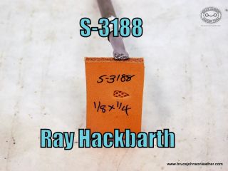 SOLD - S-3188 – Ray Hackbarth coarse checkered backgrounder, 1-8X 1-4 inch – $50.00.