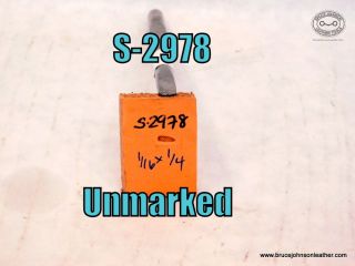 S-2978 – unmarked checkered backgrounder, 1/16 X 1/4 inch – $20.00.