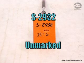 S-2932 – unmarked bar grounder, #35 – 6 – $20.00