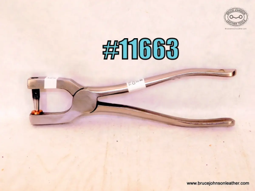11663 – CS Osborne #5 refurbished single tube punch – $60.00.