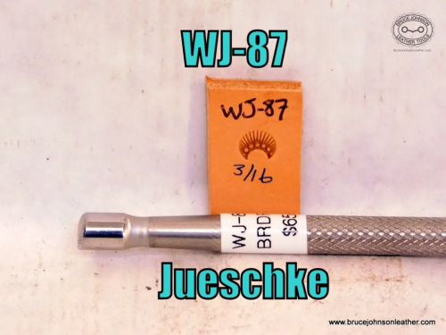 WJ-87 – Jueschke border stamp, 3-16 inch wide at base – $65.00.