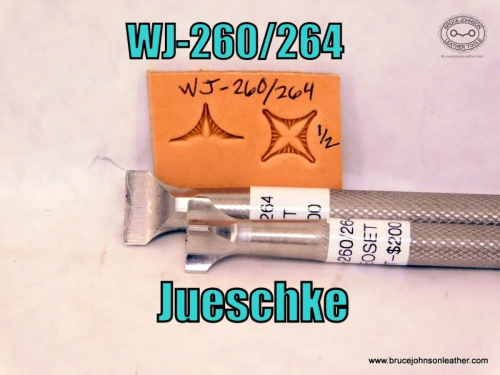 WJ-260-264 – Jueschke 1-2 inch geometric stamp set – $200.00.