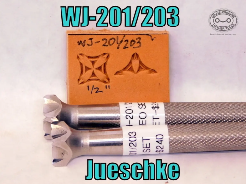 WJ-201-203 Jueschke 1-2 inch geometric stamp set – $240.00.
