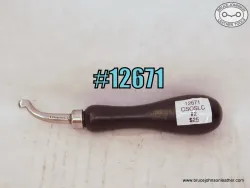 12671 – CS Osborne #2 single-line creaser – $25.00