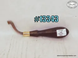 13343 – unmarked European-style beveled tickler-single crease – $30.00.