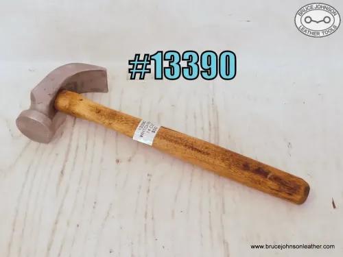 13390 – Whitcher #1 cobbler hammer with textured face, 14 ounce – $50.00
