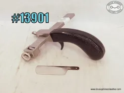 13901 – HF Osborne rare textured handle metal draw gauge with trigger – $80.00.