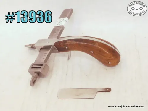 13936 – CS Osborne wooden handle draw gauge – $125.00.