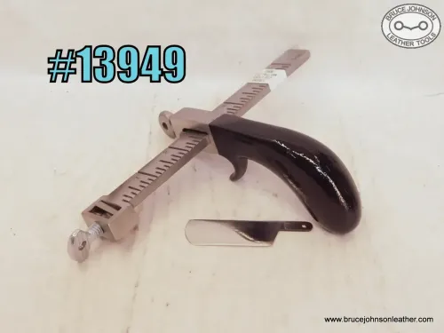 13949 – CS Osborne cast metal handle draw gauge, USA (US Army) marked, 6 inch – $80.00.