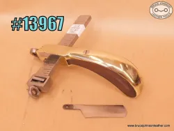 13967 – No maker marking old brass handle draw gauge, no trigger – $125.00.