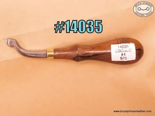 14035 – CS Osborne #4 single line creaser – $25.00