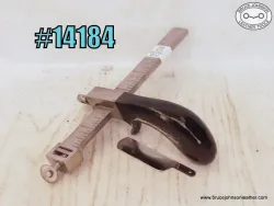 14184 – CS Osborne 6 inch cast metal draw gauge – $75.00