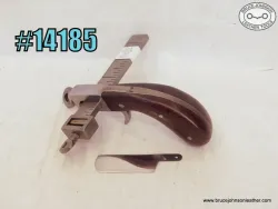 14185 – CS Osborne wooden scale handle draw gauge – $125.00.