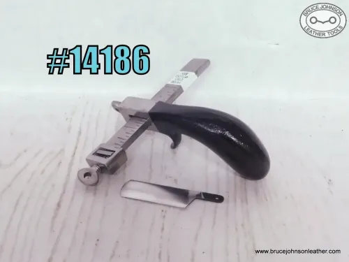 14186 – CS Osborne Newark marked metal draw gauge – $65.00.