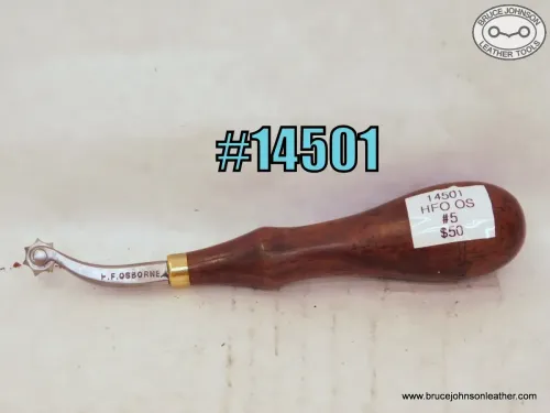 14501 – HF Osborne #5 overstitcher – $50.00.