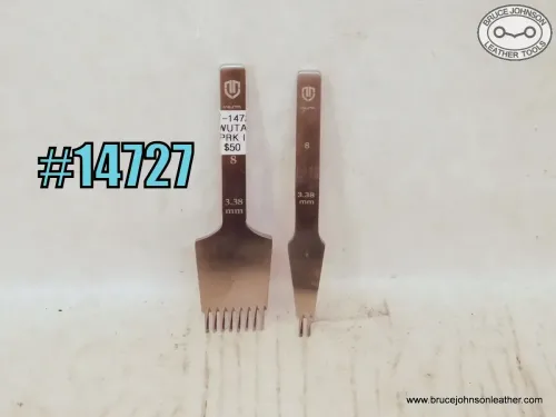 14727 – Wuta #8 pricking iron set – $50.00