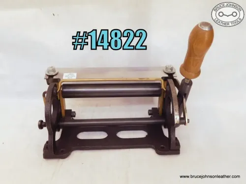 14822 – unmarked twist handle leather splitter – $375.00.