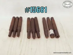15681 – Number marked only three-piece rivet sets, Sizes 9-12-14 – all 3 sets for $120.