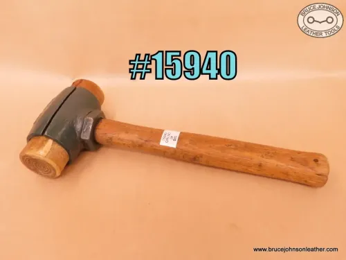 15940 – Garland 3 pound rawhide mallet, new faces – $80.00