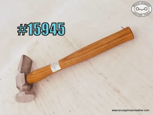 15945 – English cobbler hammer, 13 ounce – outstanding condition – $75.00.