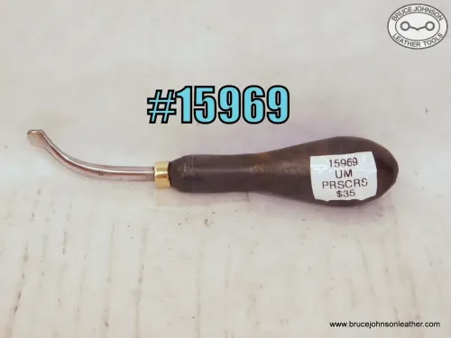 15969 – unmarked 1-16 inch purse crease – $35.00.