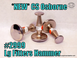 CS Osborne #2999 large fitters hammer - large face is 3 inches - smaller face is 1-5/8 inch. 2 pounds – $55.00 – in stock
