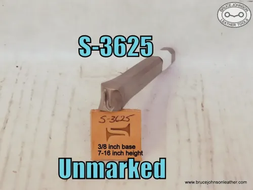SOLD - S-3625 – unmarked forged double meander border stamp, single impression -3/8 inch base & 7/16 height – $60.00