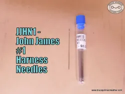 JJHN1 – John James #1 harness needles, 2-3/16 inch – 10 pieces – $8.00.