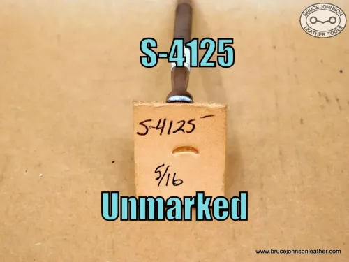 S-4125 – unmarked line vein stamp, 5/16 inch – $20.00.