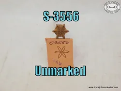 S-3556 – unmarked six-point star stamp, 11/16 inch – $20.00.