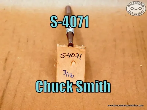 S-4071 – Chuck Smith mule foot stamp, 3/16 inch – $30.00.