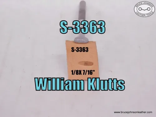 S-3363 – William Klutts lined shader, 1/8 X 7/16 inch – $35.00