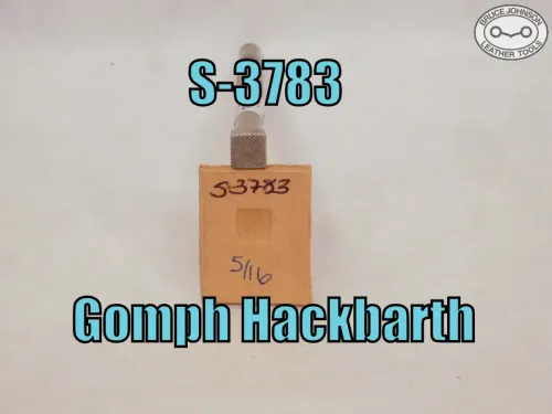 S-3783 – Gomph Hackbarth Square checkered matting stamp, 5/16 inch – $40.00.