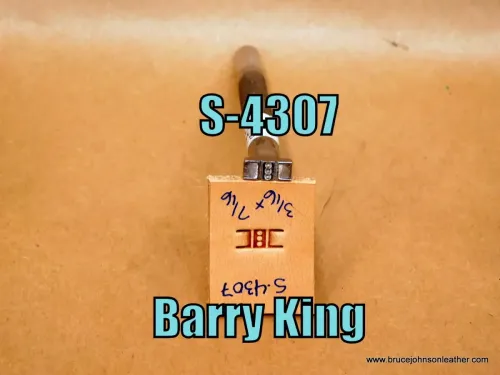 S-4307 – Barry King basket stamp, 3/16 X 7/16 inch – $45.00.