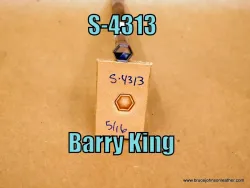 S-4313 – Barry King hexagonal geometric stamp, 5/16 inch – $45.00.