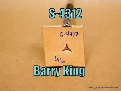 S-4312 – Barry King triangular geometric stamp, 5/16 inch – $45.00