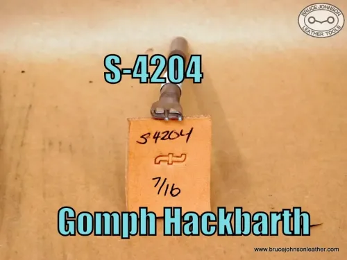 S-4204 – Gomph Hackbarth border stamp, 7/16 inch – $45.00