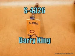 S-4326 – Barry King geometric stamp, 3/16 X 5/16 inch – $45.00